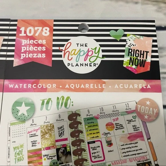 The Happy Planner Watercolor sticker bundle - Picture 3 of 3